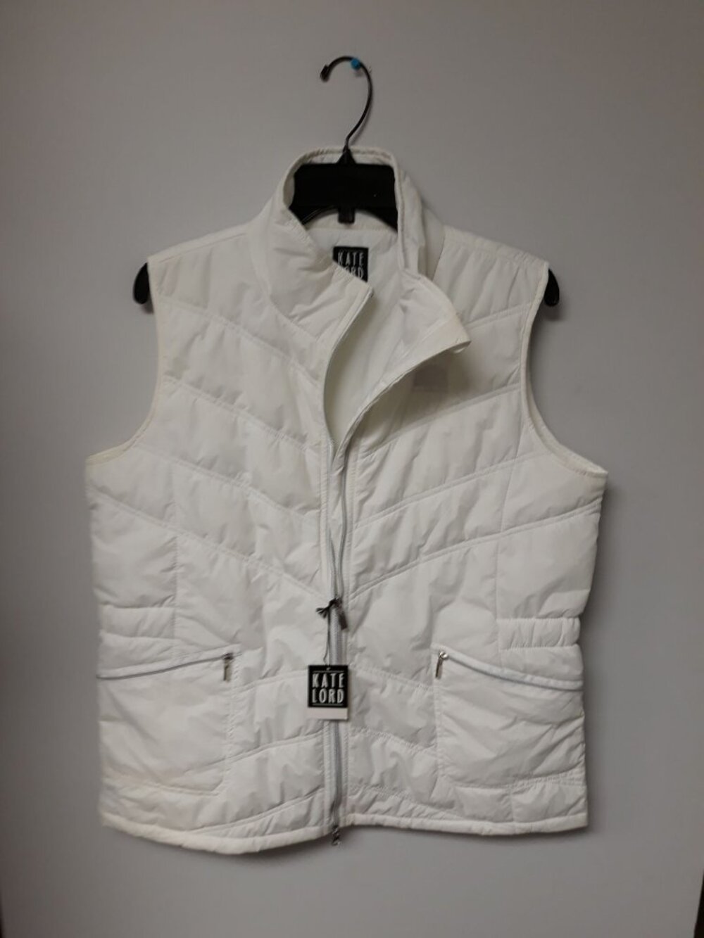 Kate Lord Women's Vest White Size L NEW WITH TAGS!